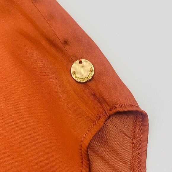 Scotch and Soda | Elegant Rust Blouse | size XL - Picture 8 of 9